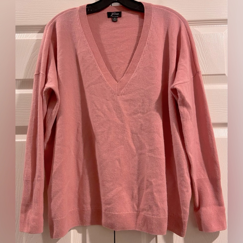 J. CREW 100% Cashmere Women's Pink Sweater - Size S